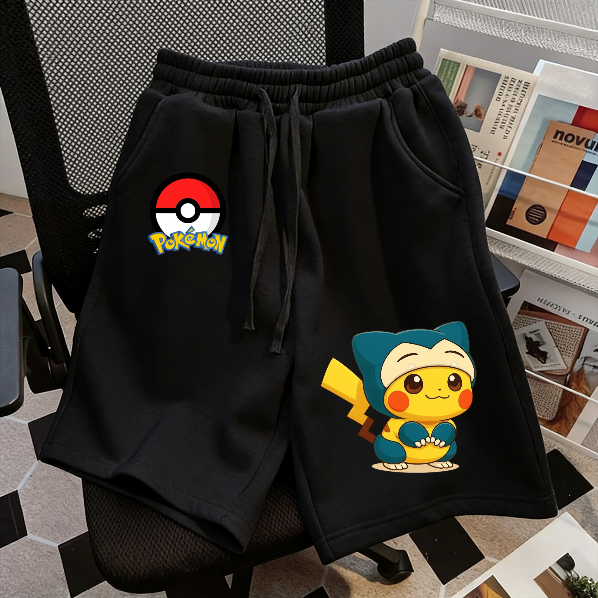 Anime Merchandise Store Japan - Summer Pikachu Pokemon Shorts for Men