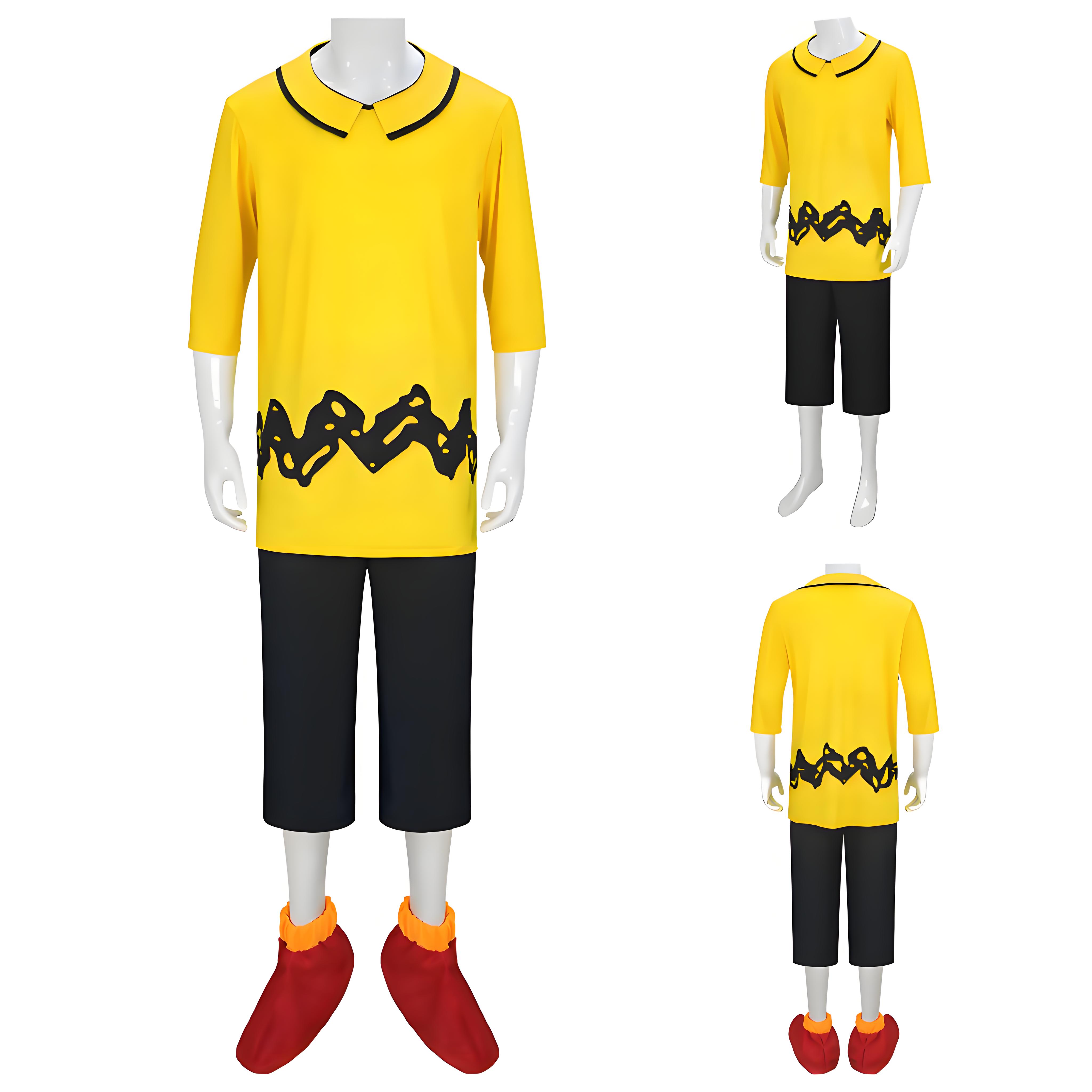Anime Merchandise Men - Anime Charlie Brown Cosplay Costume For