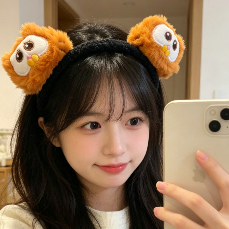 Anime Merchandise Wholesale - Garfield cartoon cute plush headband face