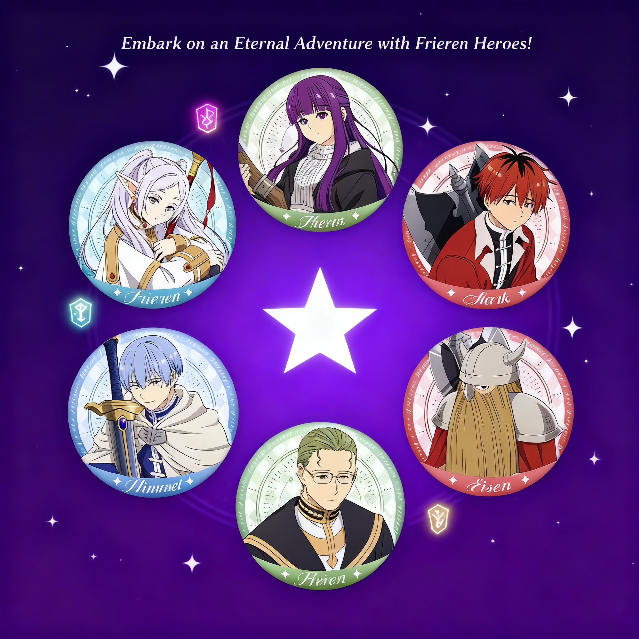 Anime Merchandise Collection - Frieren Beyond Journeys End Anime Badge
