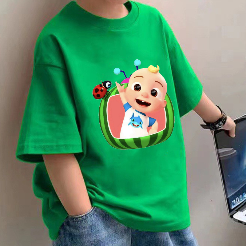 Anime Themed Merchandise - Cocomelons Baby T-Shirts Anime Cotton Short