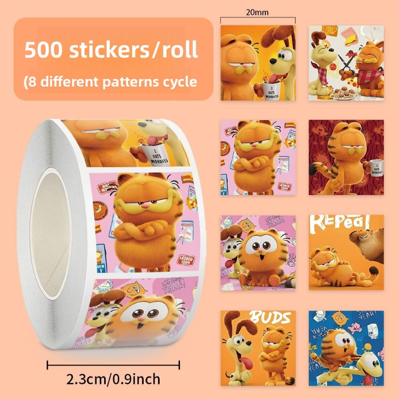 Garfield cartoon cute 500pcs r - Anime Merchandise Wholesale recensie en prijs