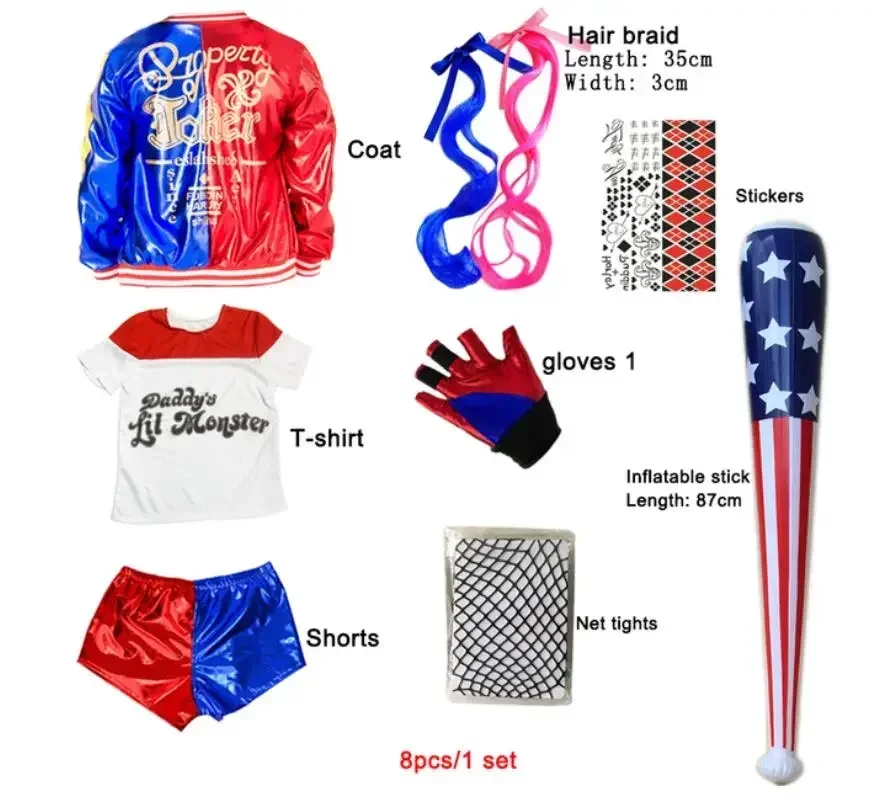 Costumes de cosplay Harley Qui - Anime Themed Merchandise recensie en prijs