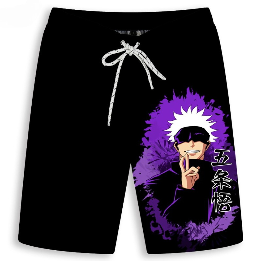 Men's Gojo Satoru Printed Shor - Anime Merchandise Store Japan recensie en prijs
