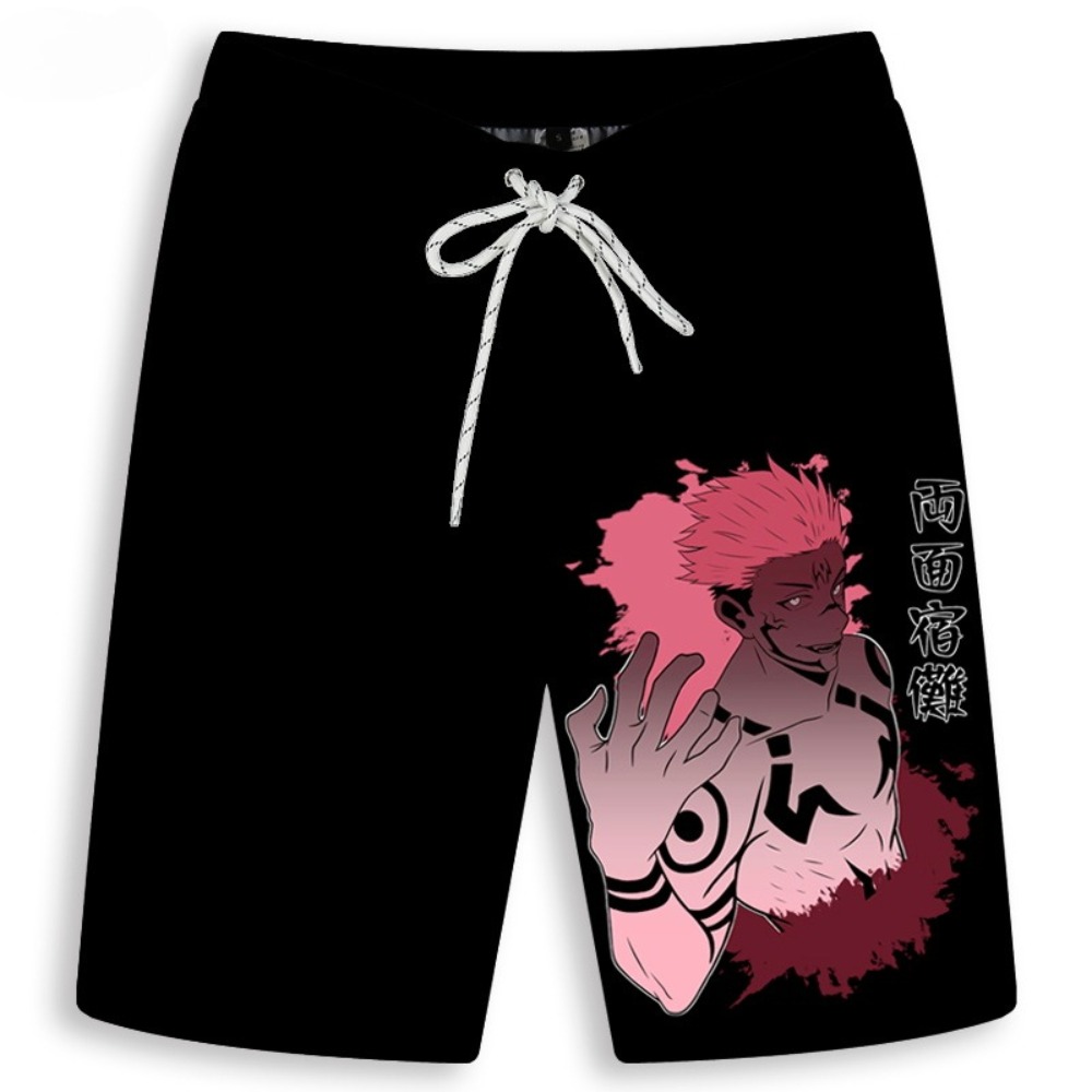 Men's Gojo Satoru Printed Shor - Anime Merchandise Store Japan recensie en prijs