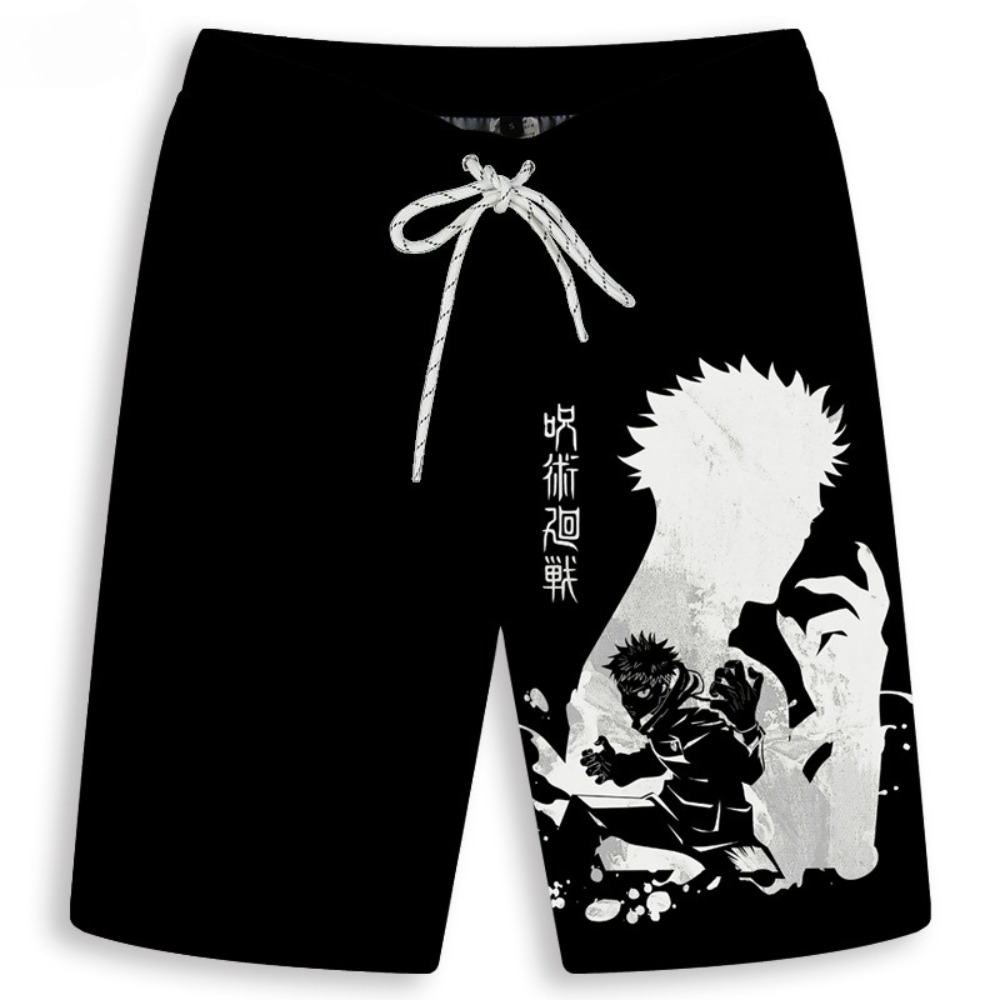 Men's Gojo Satoru Printed Shor - Anime Merchandise Store Japan recensie en prijs