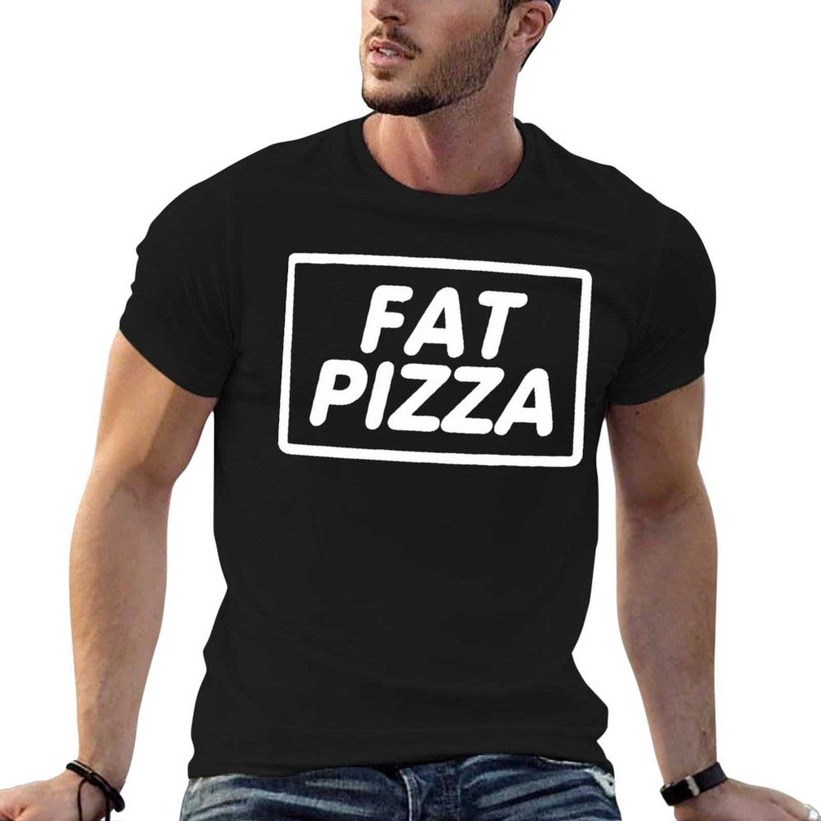 BEST SELLER - Fat Pizza Logo M - Anime Merchandise Shirt recensie en prijs