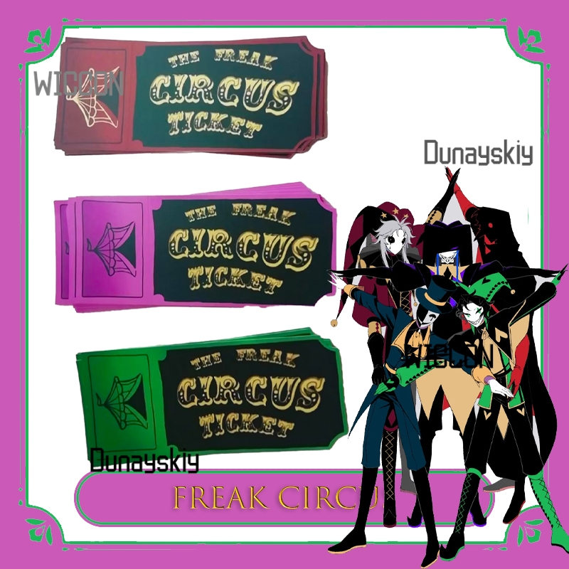 Freak Circus Ticket Card Red G - Anime Merchandise Europe recensie en prijs
