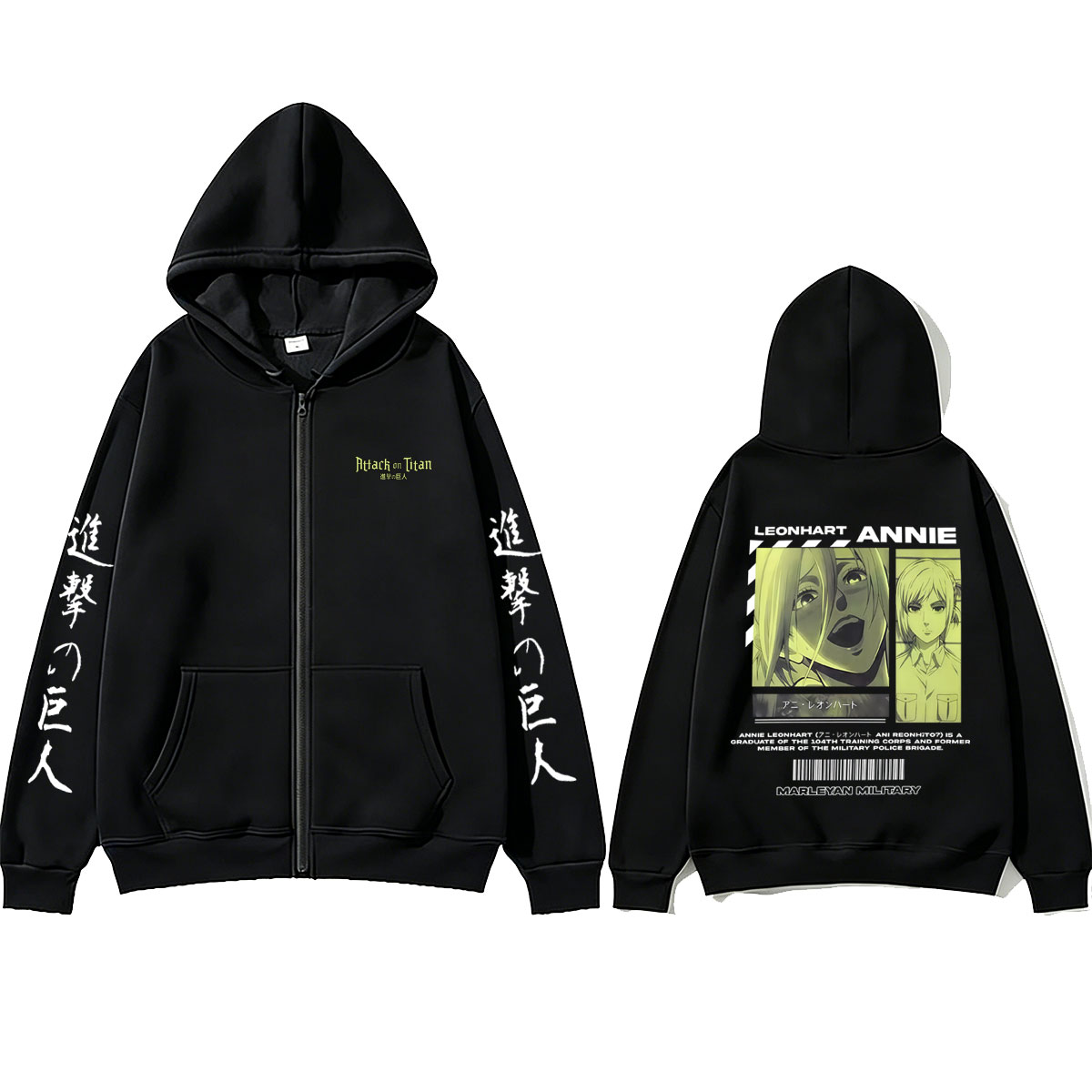 Anime Attack on Titan Annie Le - Anime Merch Hoodie recensie en prijs