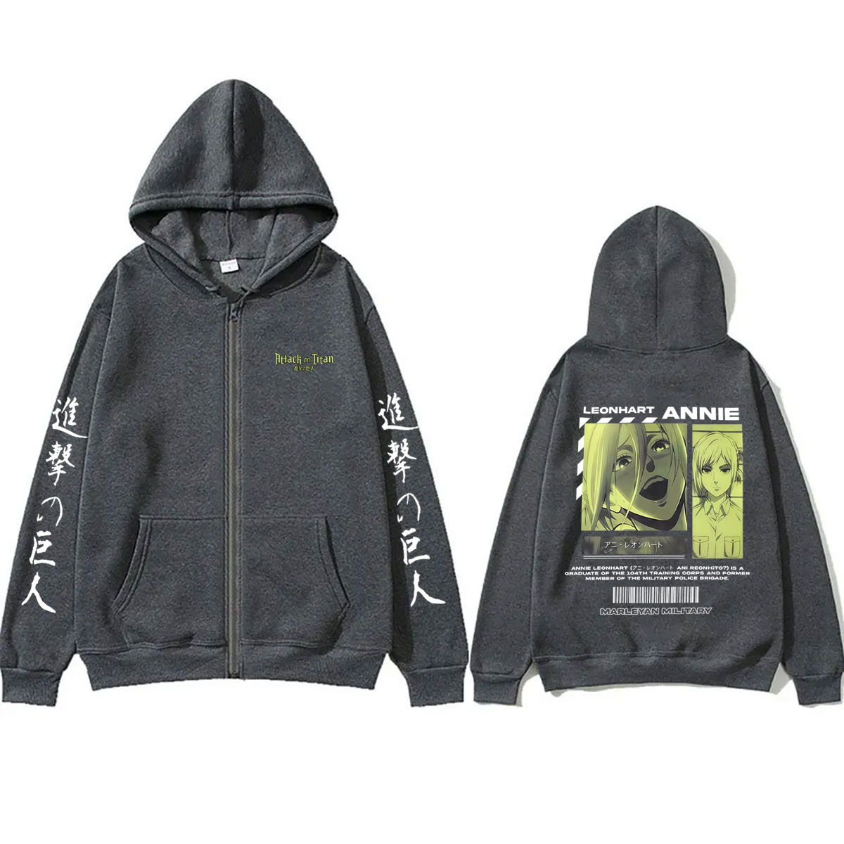 Anime Attack on Titan Annie Le - Anime Merch Hoodie recensie en prijs