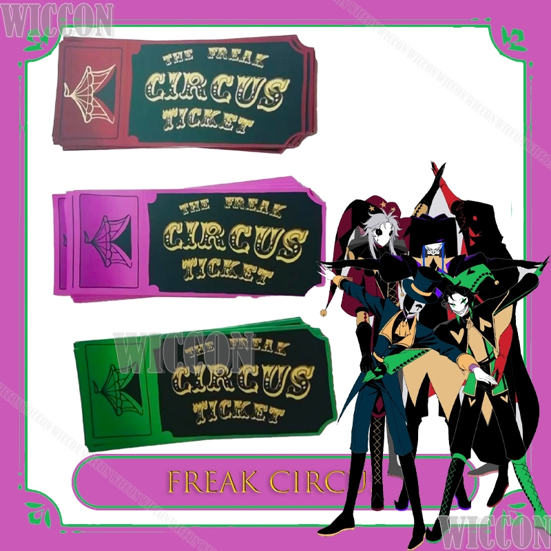 Freak Circus Ticket Card Red G - Anime Merchandise Collection recensie en prijs