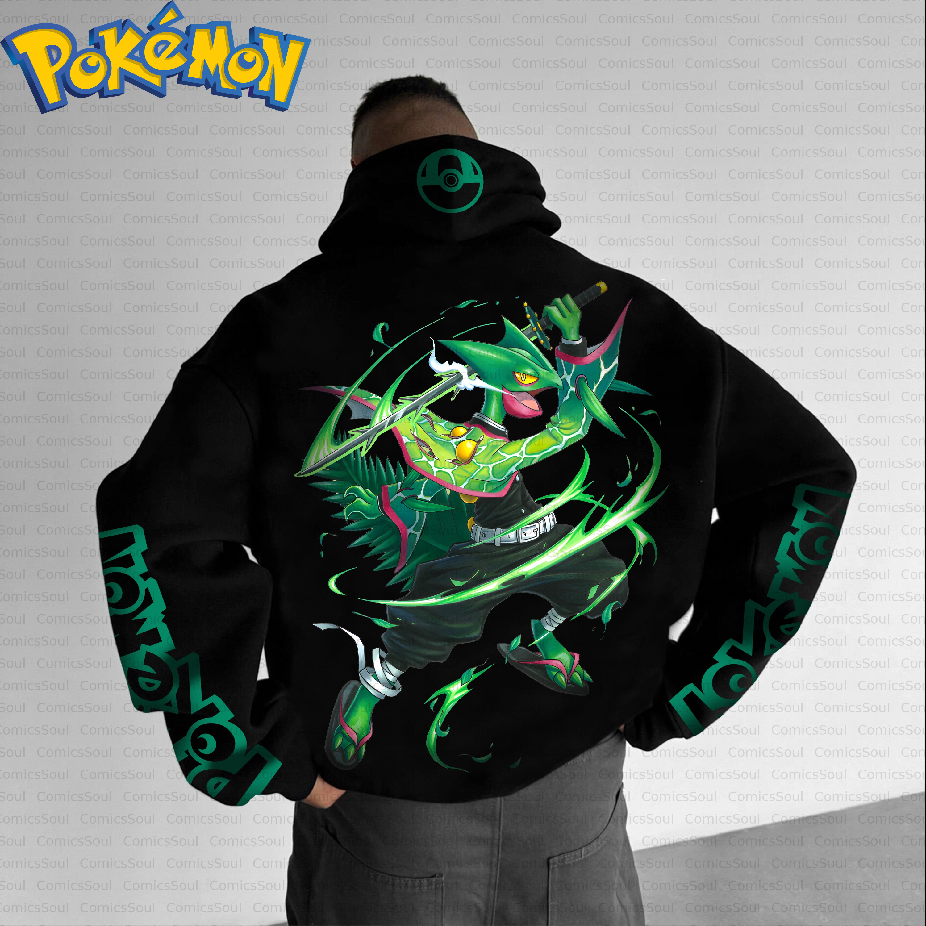 Black Cotton New Pokemon Hoodi - Anime Merch Hoodie recensie en prijs