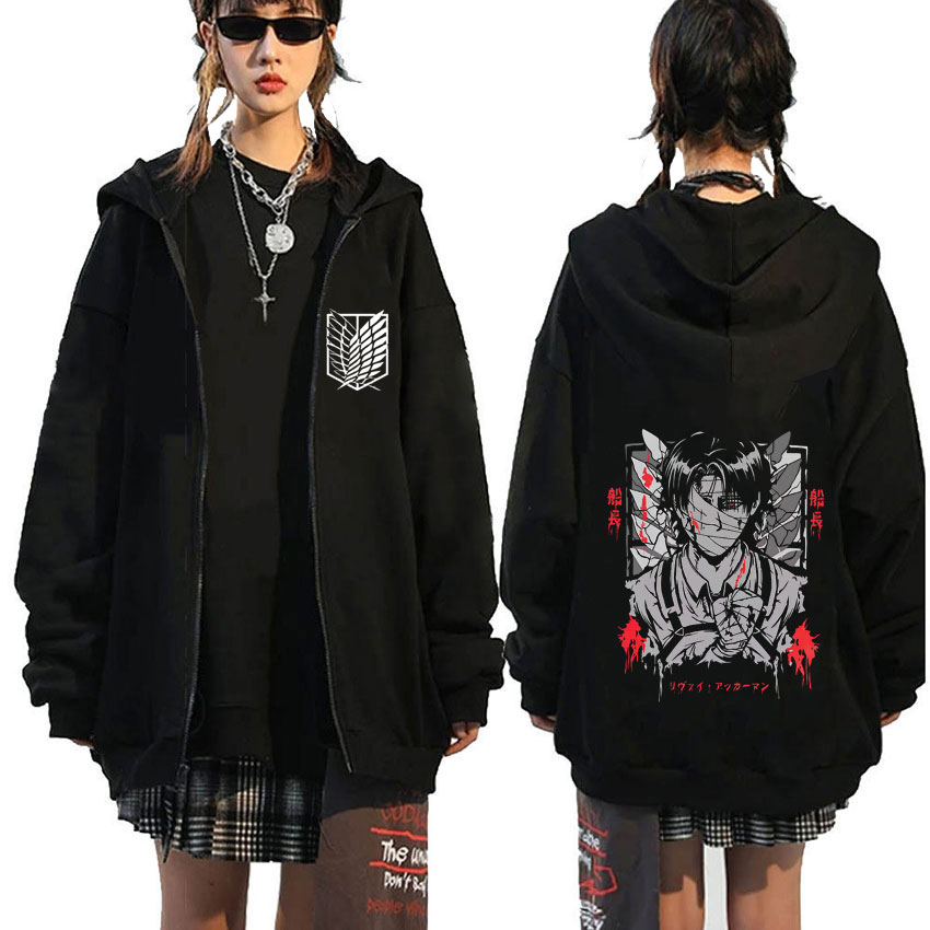 Anime Attack on Titan Levi Ack - Anime Merch Hoodie recensie en prijs