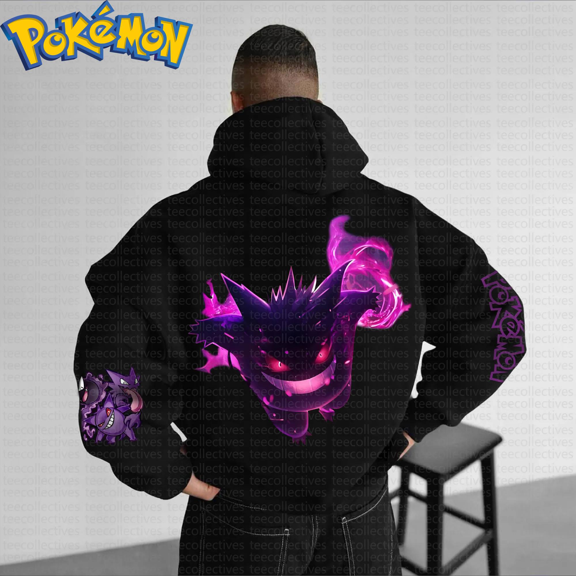 Pokemon Anime Gengar Cotton Ho - Anime Merch Hoodie recensie en prijs