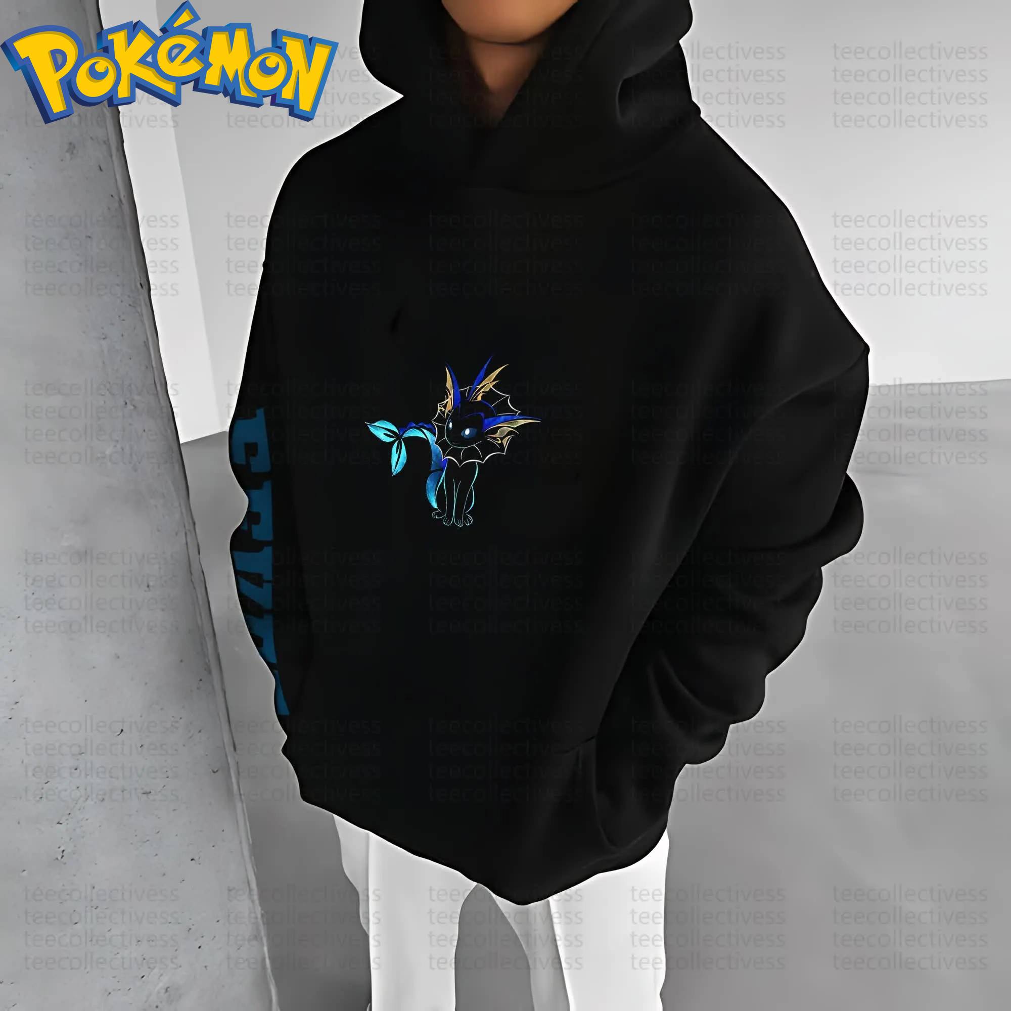 Pokemon Anime Vaporeon Cotton  - Anime Merch Hoodie recensie en prijs